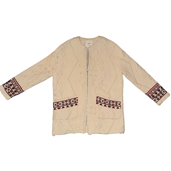 Mango Embroidered Coat - Picture 3 of 4